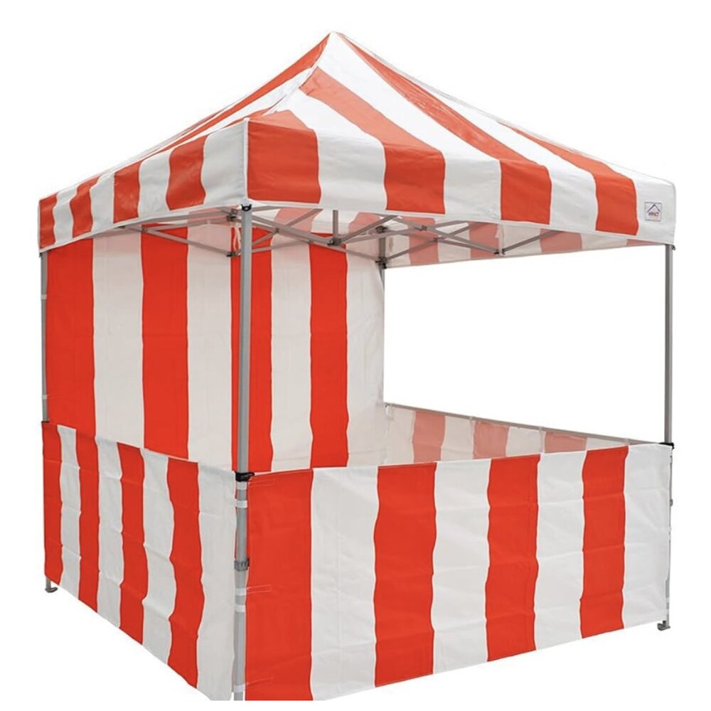 Carnival game booths at an event